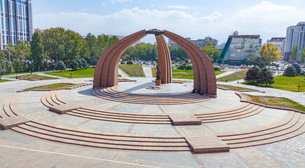 Victory Square Monument in Bishkek