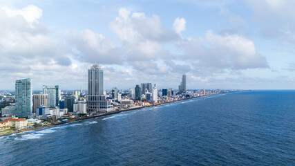 View of the Colombo city skyline