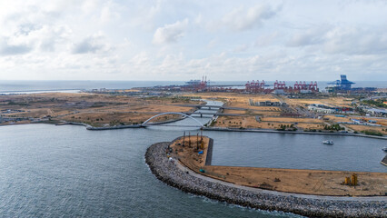 Developing port city of sri lanka