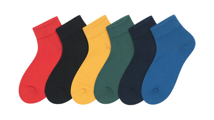 Vibrant collection of men's socks in bold colors offer comfort and style, perfect for adding a pop to any outfit, ideal for fashion, retail, or lifestyle advertising