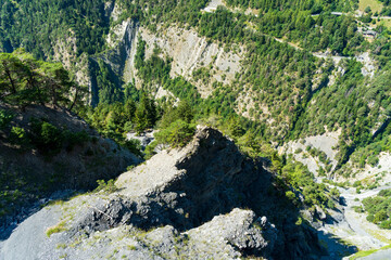 Vue sur les montagnes suisses