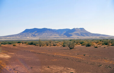 The Brukkaros Mountain in Namibia.