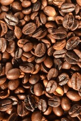 Fototapeta premium Grãos de café torrado