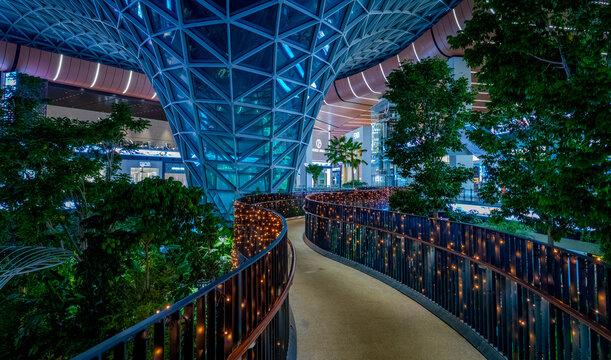 Orchard - The Tropical Garden in the Middle of the Biophilic Hamad Qatar Airport