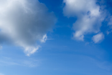 Obraz premium blue sky with clouds