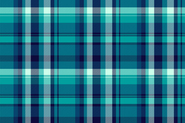 Stylish blue and teal plaid pattern. Classic textile design. Great for backgrounds, apparel, digital design, or adding a touch of traditional charm.