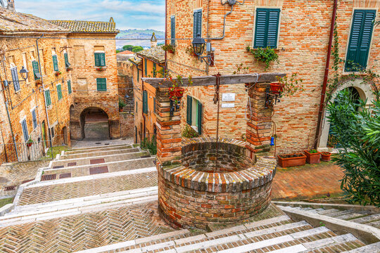 Corinaldo, Italy Historic Streets 1014