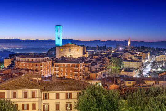 Fototapeta Perugia, Italy, the capital city of Umbria 1020