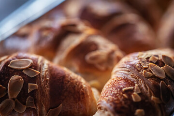 Almond buns fresh from the oven.