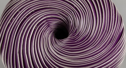 Abstract Spiraling Geometric Pattern Creation With Purple And White Swirls Design