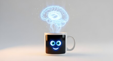 Digital audio player technology set icon with human head and light bulb idea concept illustration vector symbol