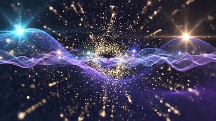 Cosmic Symphony A Dance of Light and Energy in the Universe. - Powered by Adobe