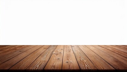 Empty Wooden Table Or Counter Isolated On Transparent Background For Product Display Presentation Png File