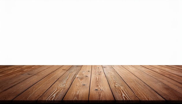 Empty Wooden Table Or Counter Isolated On Transparent Background For Product Display Presentation Png File