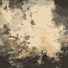 Grunge textured wall surface showing peeling paint and cracks. Vector grunge texture background or wallpaper