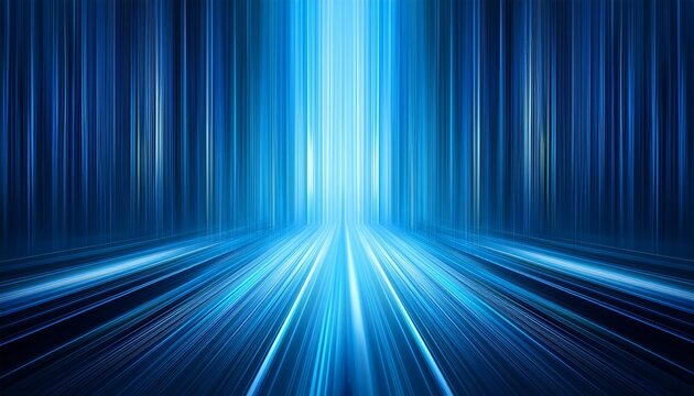Blue Motion Vertical Abstract Abstract Blue Background Glowing Lines Motion Blur Concept Modern Technology - Powered by Adobe