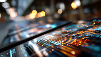 Generative AI overview for project management faceless data analysis visualization defocused workflow automation background intelligent planning tools AI assisted scheduling