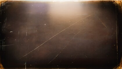 Vintage Distressed Old Photo Light Leaks Film Grain Dust And Scratches Transparent Texture Overlay With Vignette Border Dirty Gritty Grunge Analog 8K 16 9 Retro Effect Background With Copy Space