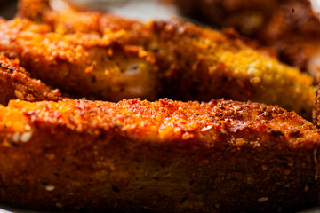 Freshly Baked Cornbread Muffins with Crispy Exterior and Moist Interior, Rustic Homemade Appeal