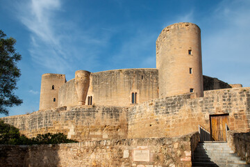 Bellver Castle (Castell de Bellver) and Tower of Homage (Torre del Homenatge) Palma city Mallorca Balearic Islands Spain