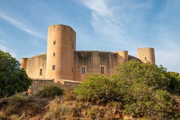 Bellver Castle (Castell de Bellver) and Tower of Homage (Torre del Homenatge) Palma city Mallorca Balearic Islands Spain