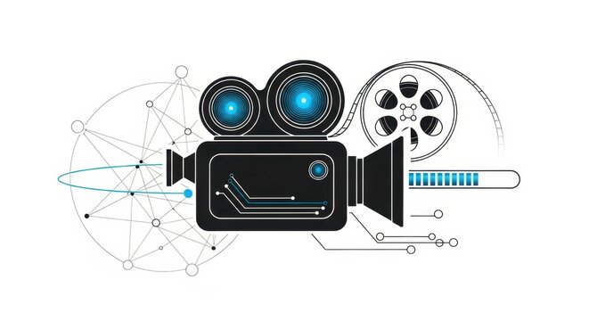 Technological Filmography: A Digital Interpretation of Cinema's Evolution and Connectivity
