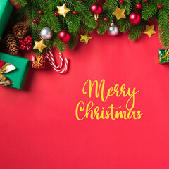 Christmas Instagram Post Templates / Red Holiday Social Media Templates / Advent Calendar / Christmas Countdown / Marketing Facebook