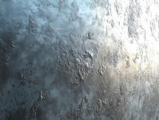 Distressed and Dirty Industrial Metal Surface Texture - Polished Chrome Shiny Metal Surface Close-up