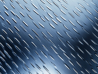 Distressed and Dirty Industrial Metal Surface Texture - Polished Chrome Shiny Metal Surface Close-up