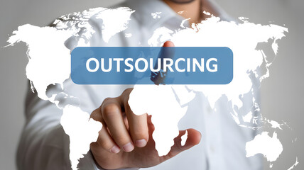 Outsourcing globally for business solutions, connecting worldwide with expert support, expanding resources, and finding talent to boost growth in a competitive market