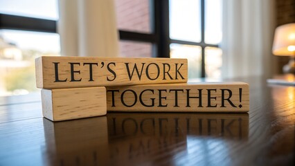 Let's work together toward a common goal, building a strong and successful team in a supportive workspace, creating a positive and collaborative company culture