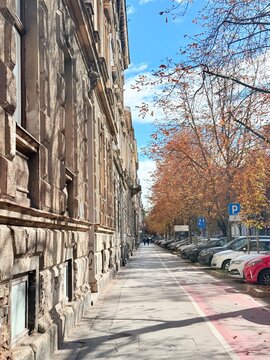 Fototapeta Zagreb street view