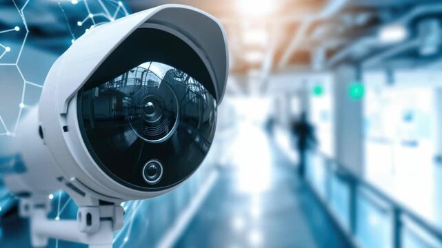 State-of-the-art surveillance equipment utilizing advanced AI technology for enhanced security.