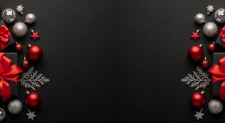 christmas decoration with baubles