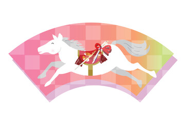 午　年賀状　干支　アイコン