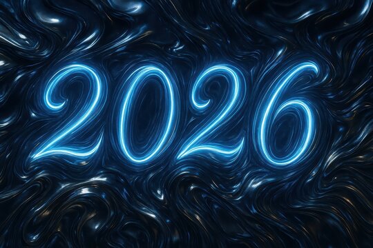 Happy Holidays text over a serene snowy winter forest with pine trees and bokeh lights, symbolizing peace and joy, a tranquil and beautiful holiday message.