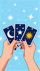 hands holding a star