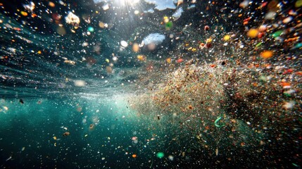 Microplastic contamination spreads tiny plastic particles through water, air, and food chains, creating growing environmental and health uncertainties.
