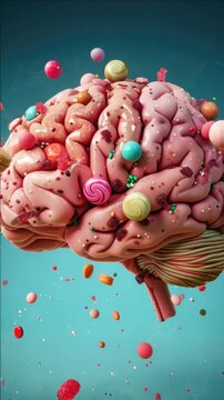 of a candy-themed brain.