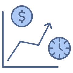 Forecasting Blue Icon