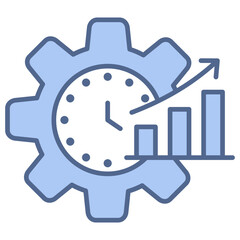 Productivity Blue Icon