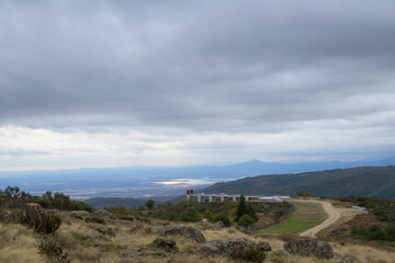 Wide Landscape View of Modern Lookout Point La Garganta Caceres