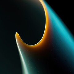 Intimate macro shot revealing elegant, flowing contours and the gentle play of light and shadow across a smooth, rounded surface ,soft ,copy space ,studio shot