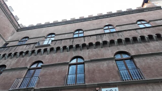 Palazzo Venezia in Rome, Italy.  Monumental Renaissance palace 