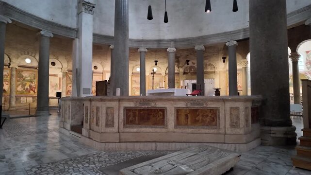 The Church of Santo Stefano Rotondo al Celio