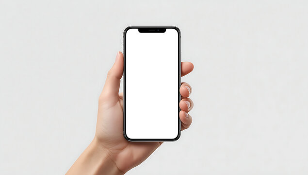 clean handphone mockup png