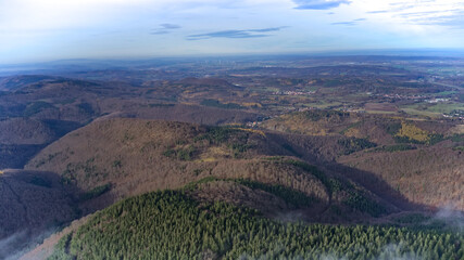 Inselsberg im Nebel. 