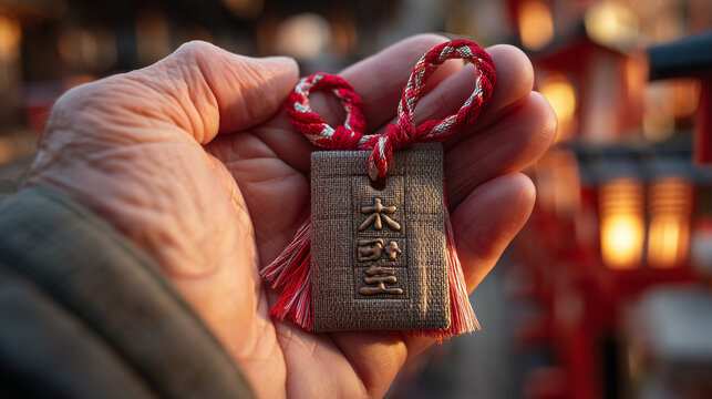 Embracing Luck Amulet for Shōgatsu & Hatsumōde, Japan –  New Year Traditions & Spiritual Blessings in Tokyo Temples