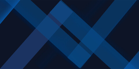 Obraz premium Blue black abstract background geometry shine and layer element vector for presentation design. Suit for business, corporate, institution, party, festive, seminar, and talks