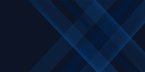 Obraz premium Blue black abstract background geometry shine and layer element vector for presentation design. Suit for business, corporate, institution, party, festive, seminar, and talks